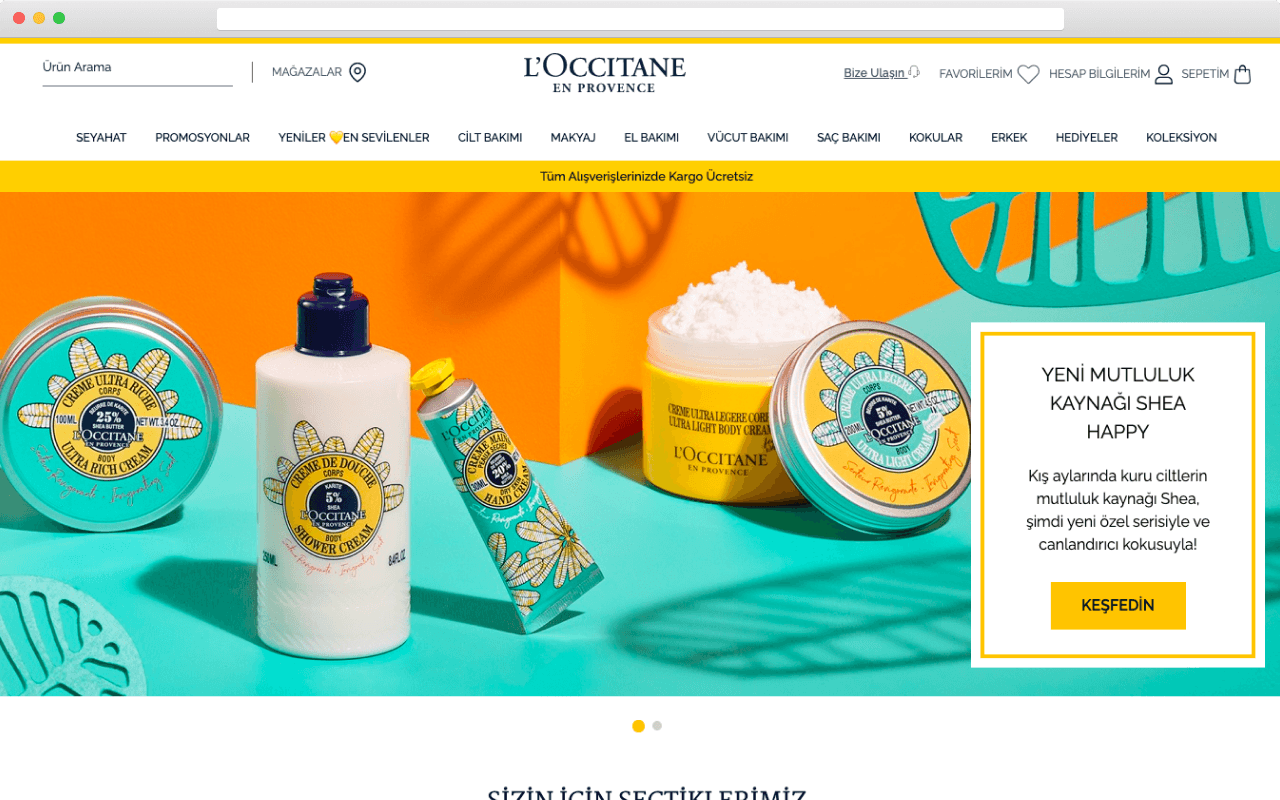 L'Occitane website